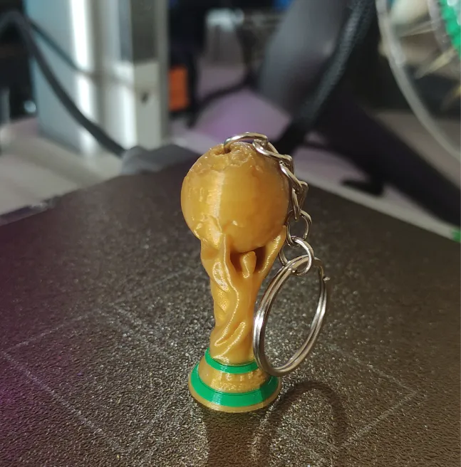 Porte-clés Trophée de la Coupe du Monde de la FIFA - Sport Print