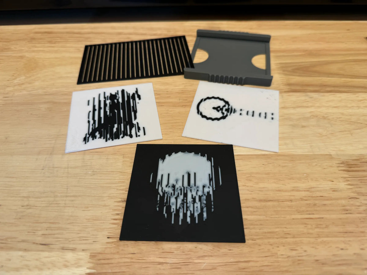 Illusion d'optique animée - Scanimations - Lumière Print