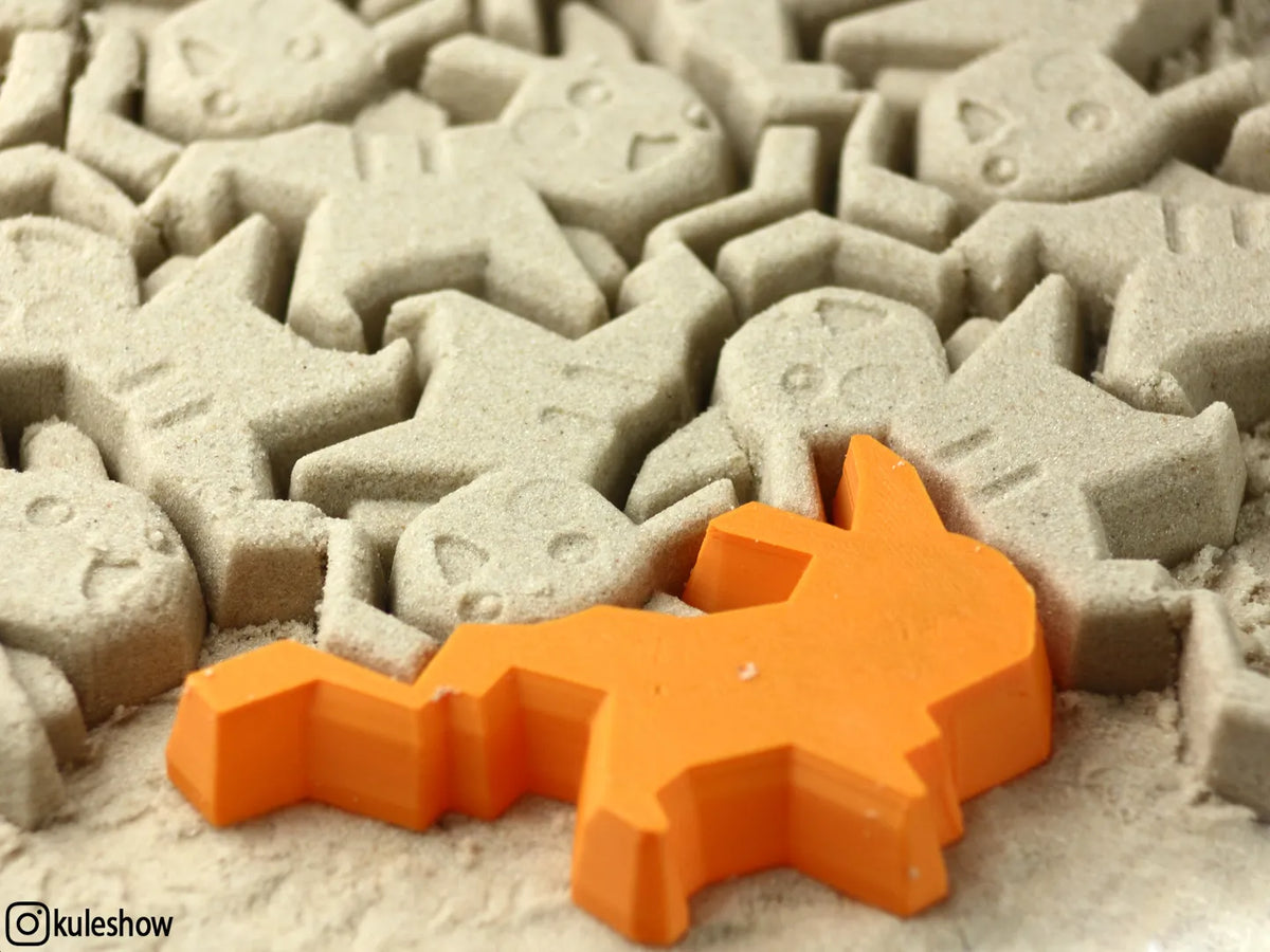 Modèle de sable Pikachu en mosaïque - Outdoor Print