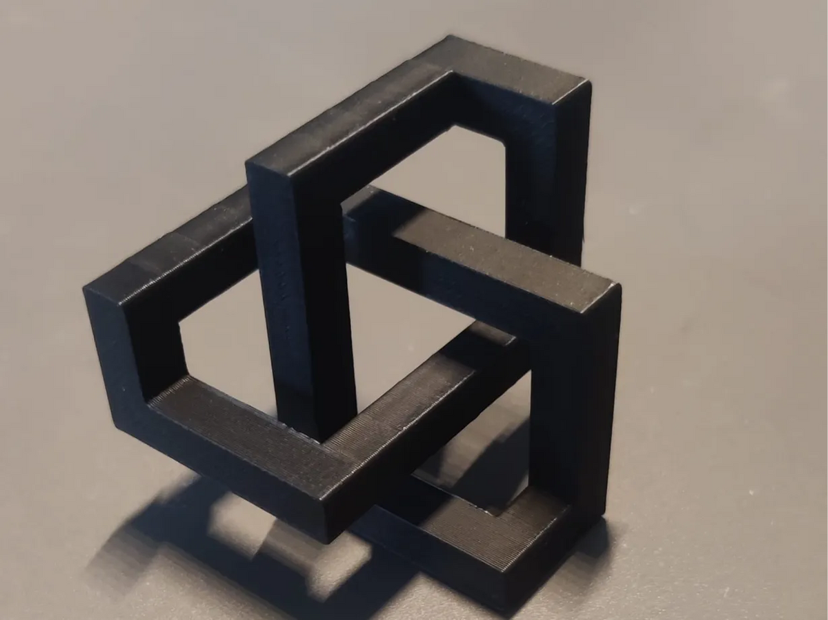 Cube de Möbius - Science Print