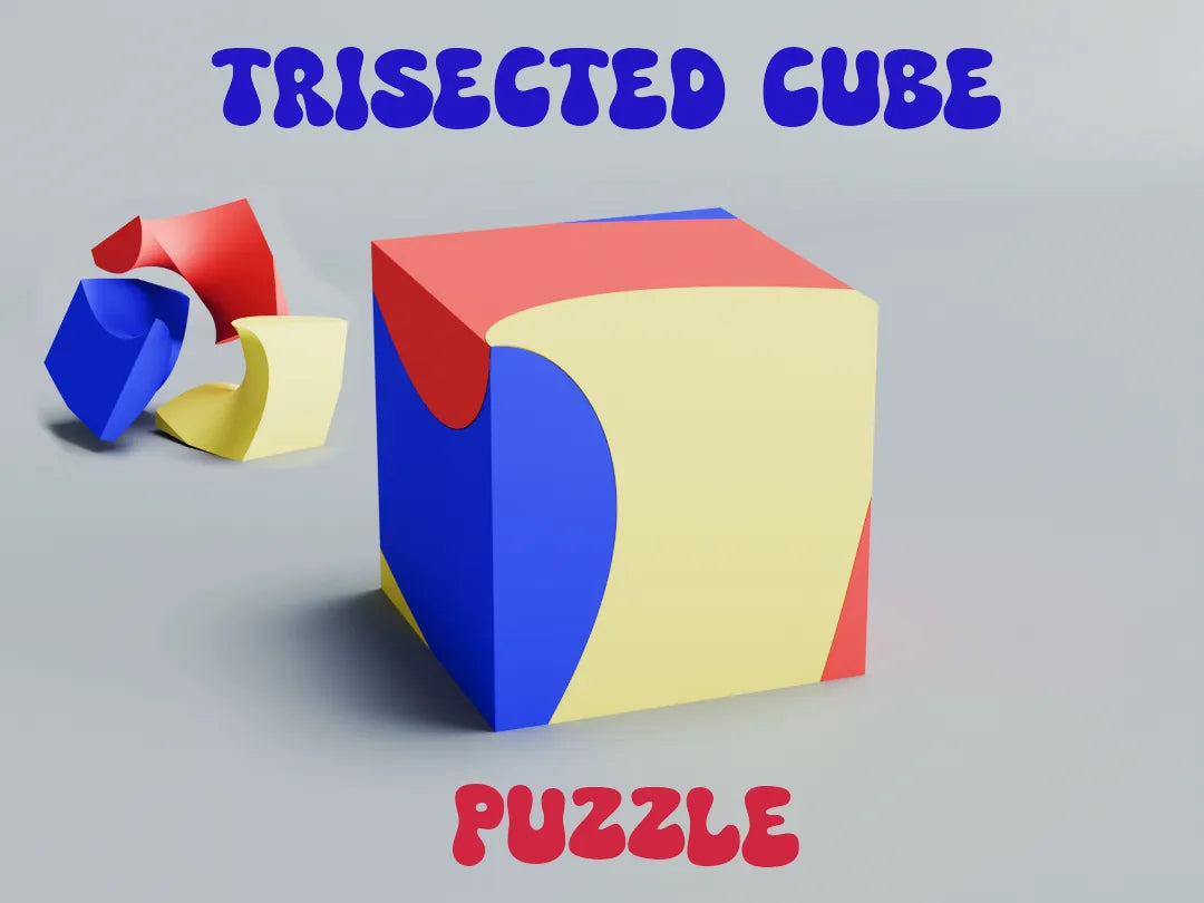 Casse-tête de cube trisecté - Jeux Print