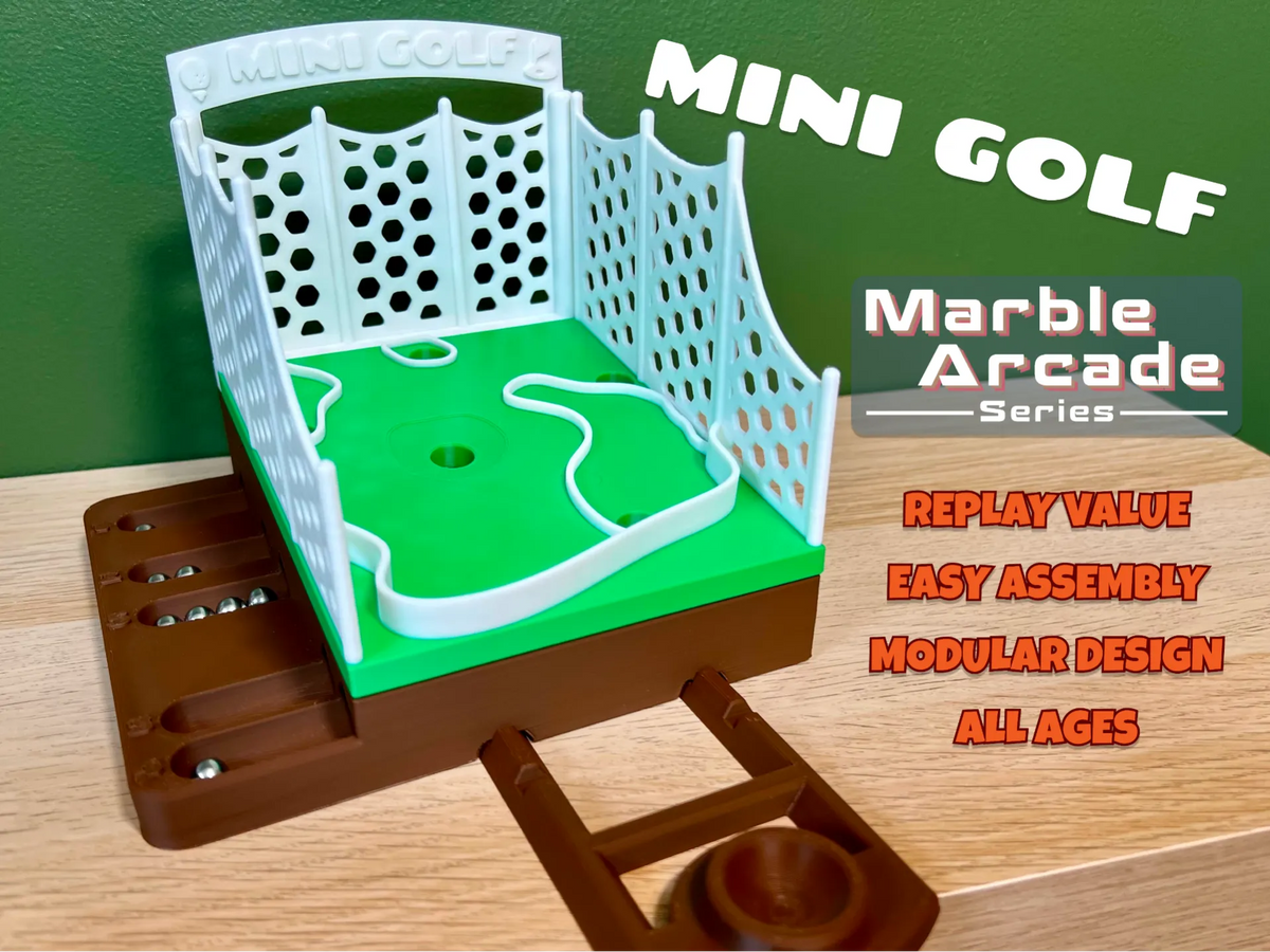 Mini-golf - Série d'arcades amusantes à billes - Sport Print