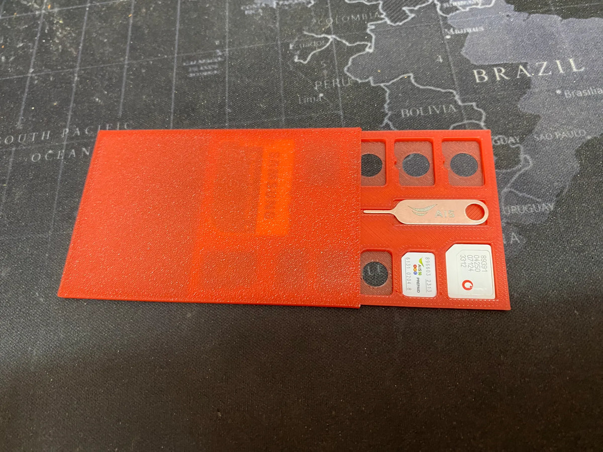 Porte-carte SIM et SD - Voyage Print
