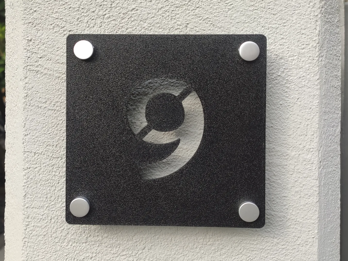 Plaque de numéro de maison personnalisable – modèle 3 - NFC Print