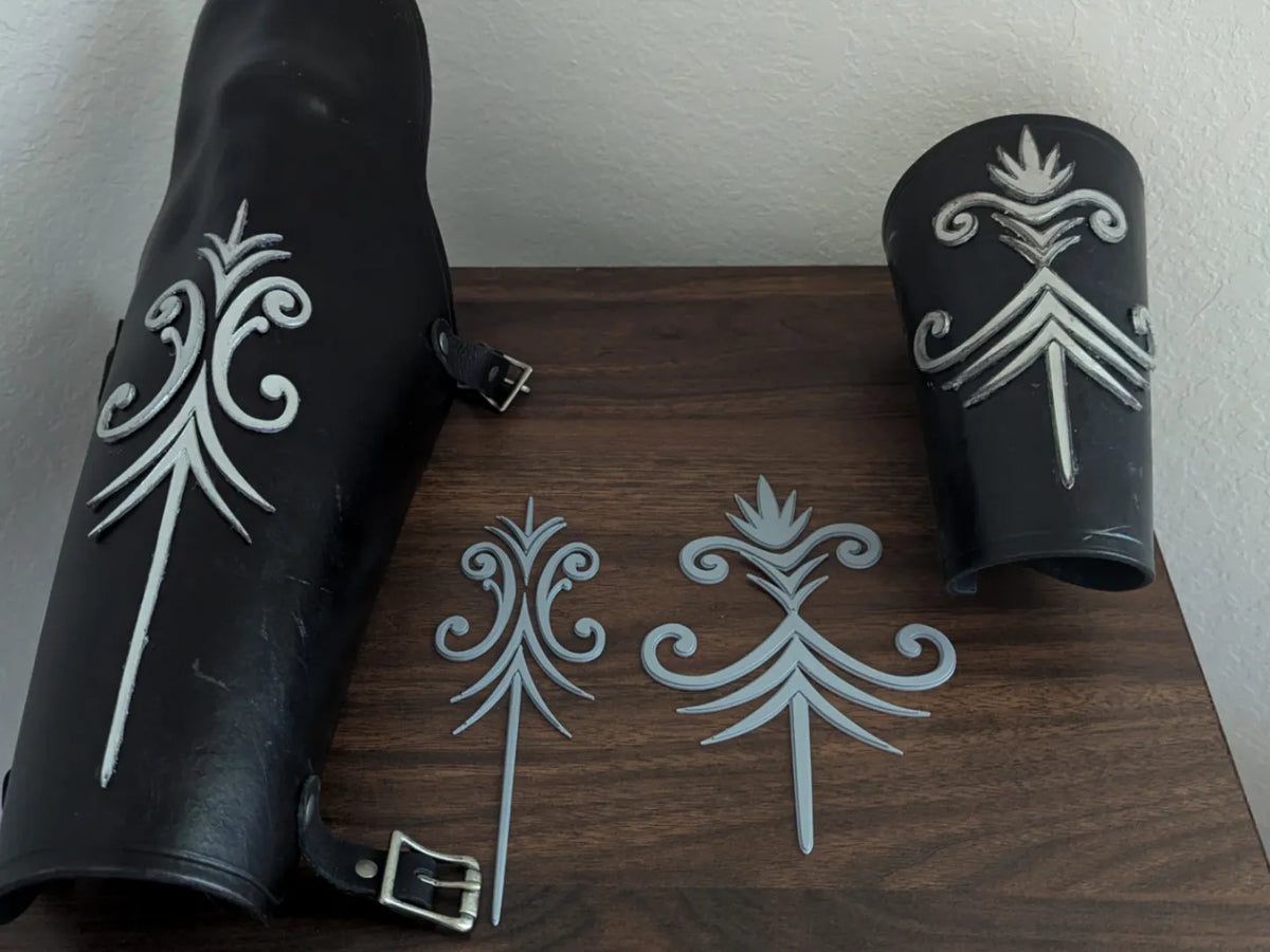 Bracelets et jambières Maximus Gladiator : Modèles d'armure - Cosplay Print