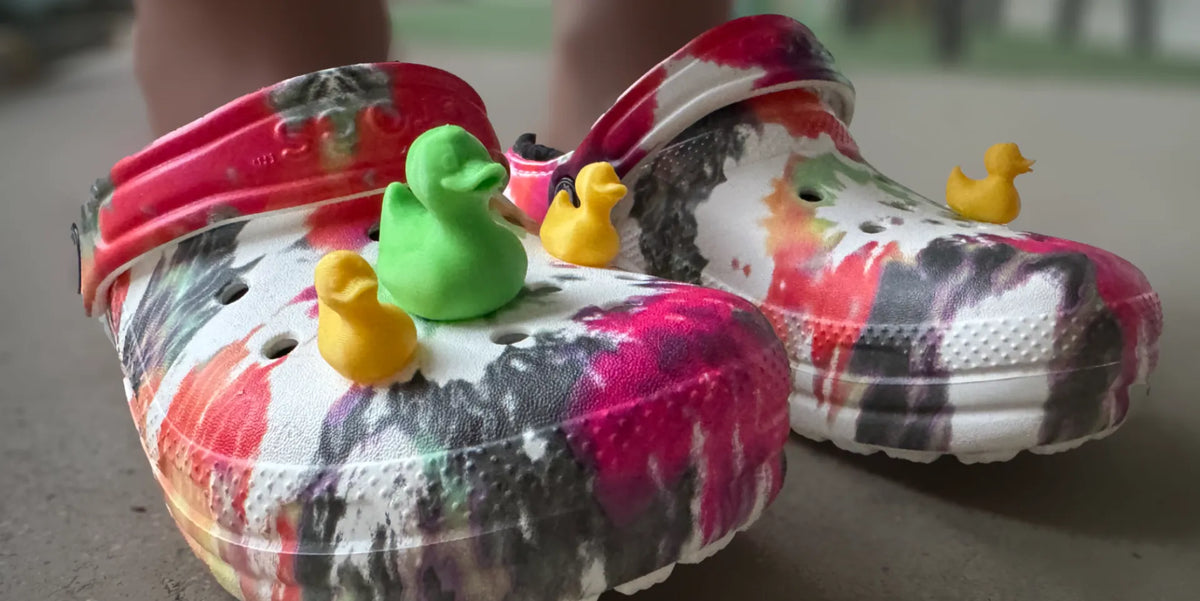 Breloque Canard en Caoutchouc - Bébé Print