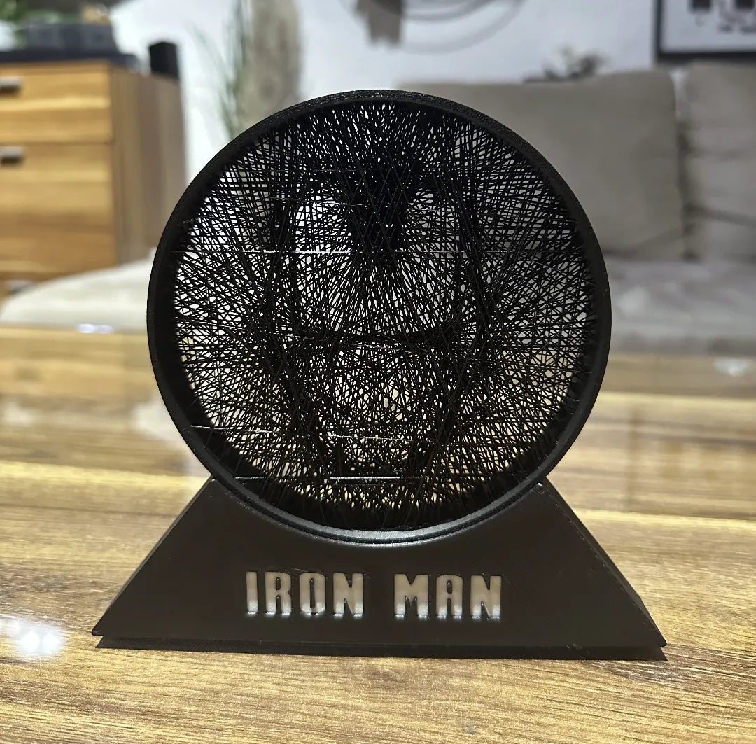 Iron man string-art / marvel / décoration - Geek Print