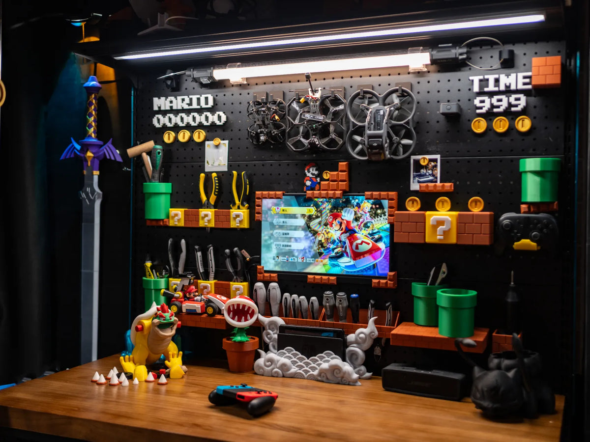 Ikea Skadis Mario Nouveau Design - Geek Print