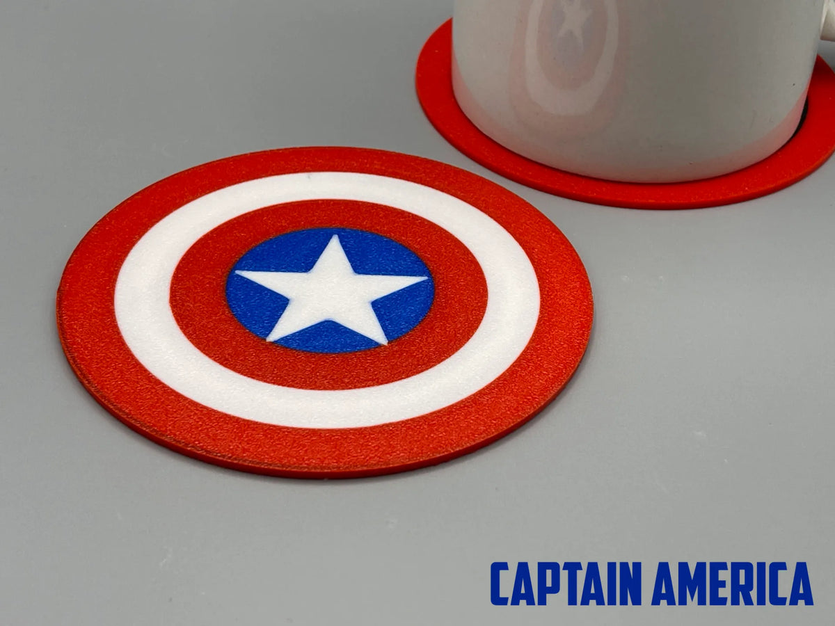 Sous-verre Captain America Marvel - Geek Print