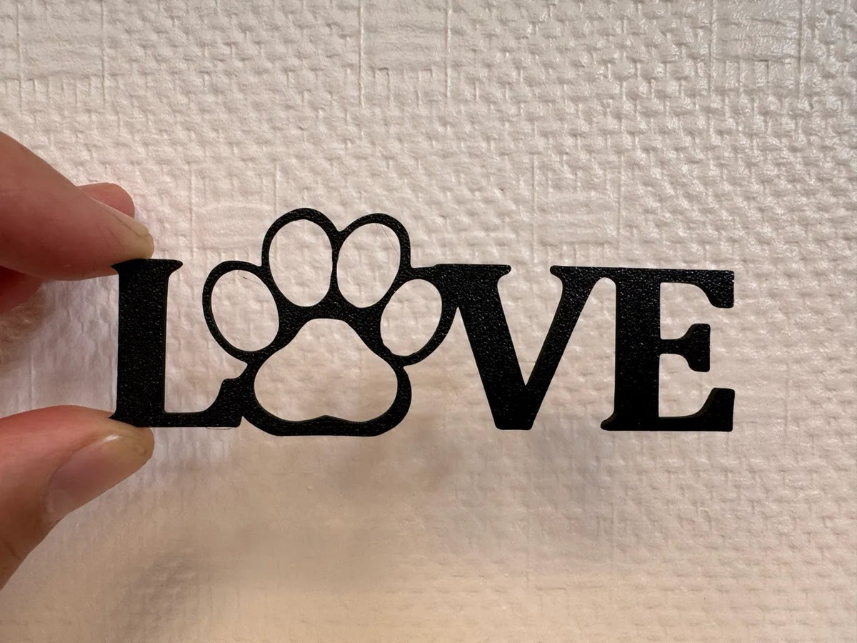 Amour avec patte de chien - Pet Print
