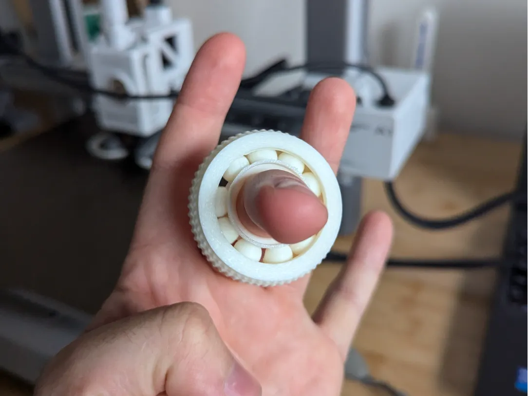 Anneau de rotation lisse en PETG - Bijoux Print