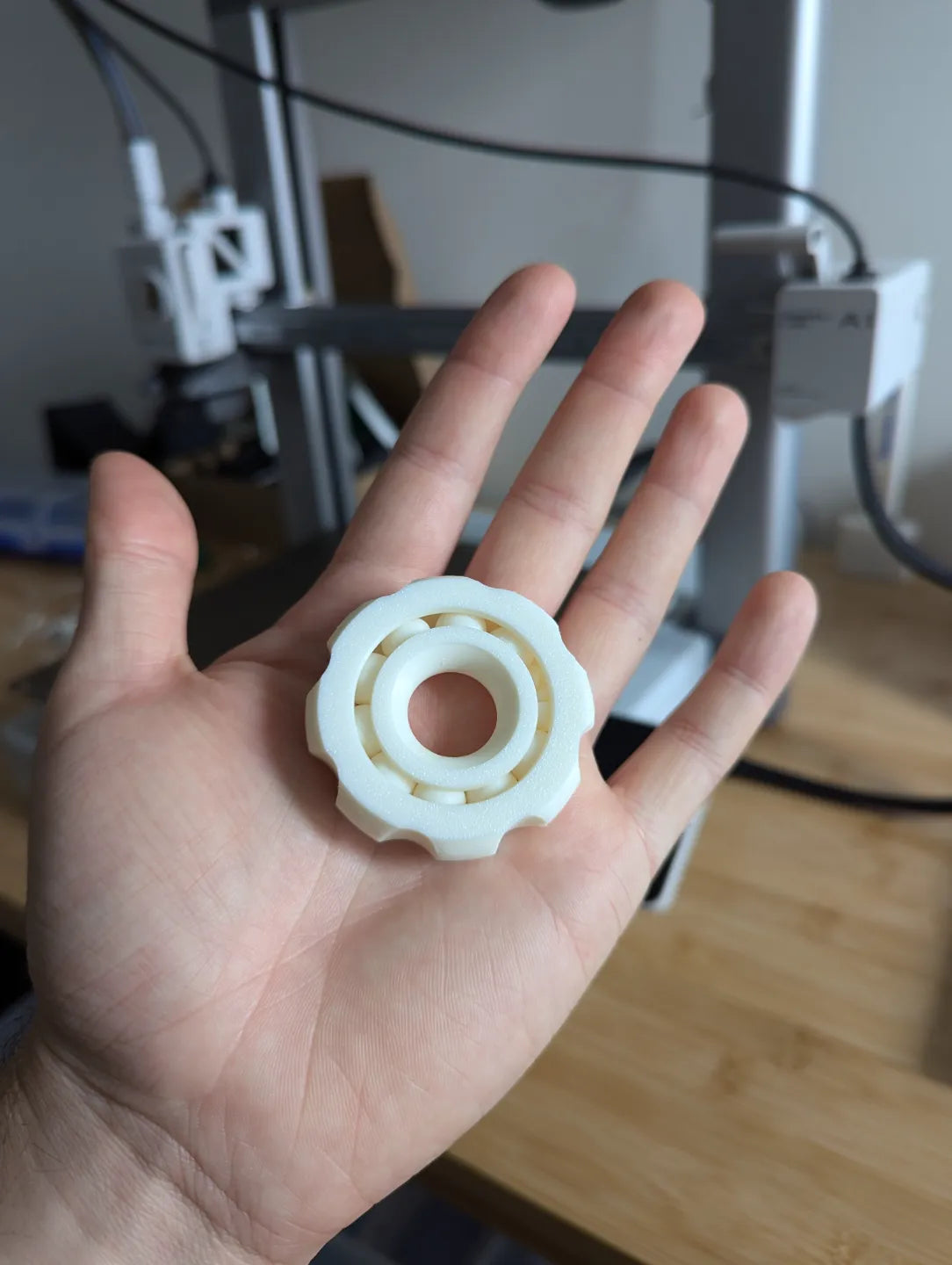 Anneau de Fidget Tournant Ultime avec Roulement à Billes - Clippable - Bébé Print