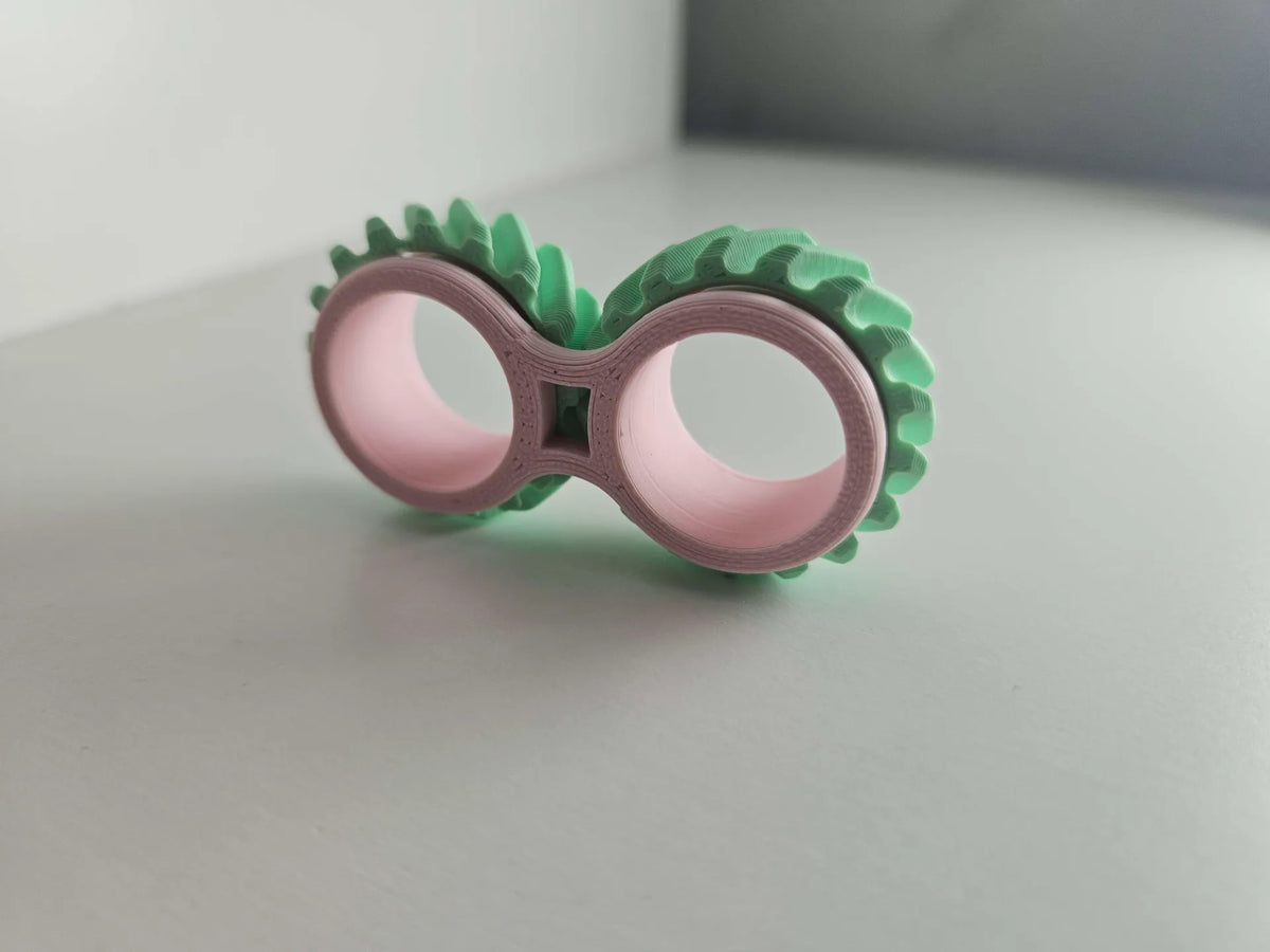 Fidget gear ring (encliquetage !) - Bijoux Print