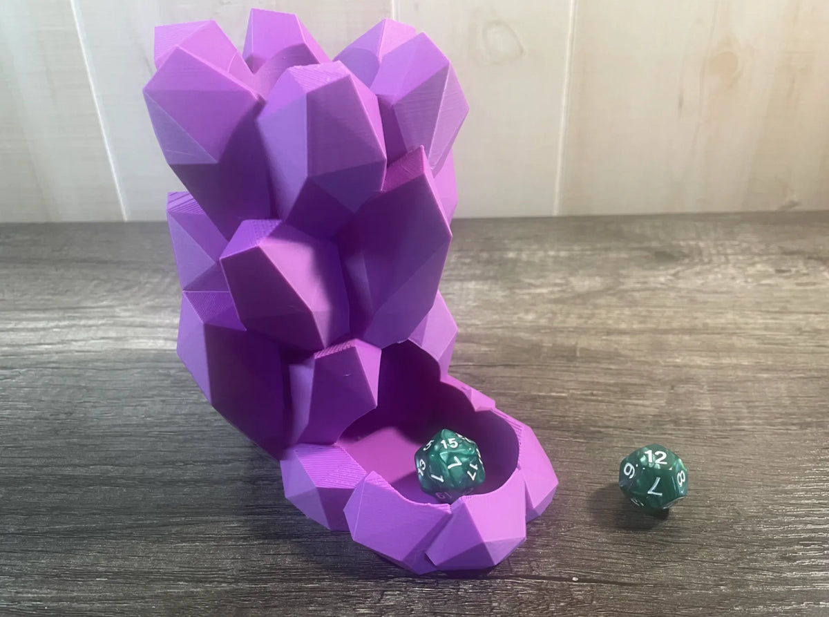 Tour de dés en cristal – modèle 2 - Geek Print