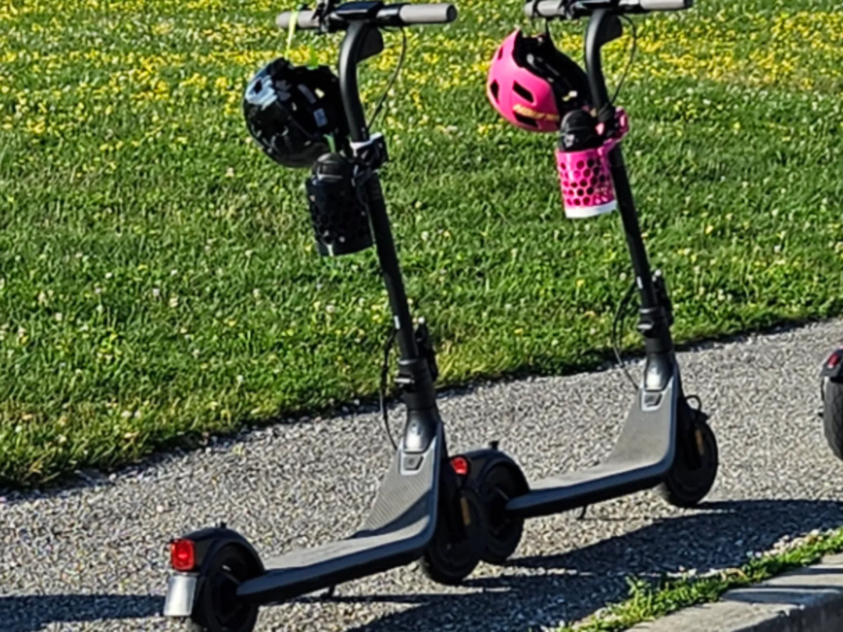 Porte-bouteille/sac pour trottinette électrique Segway Ninebot - Vélo Print
