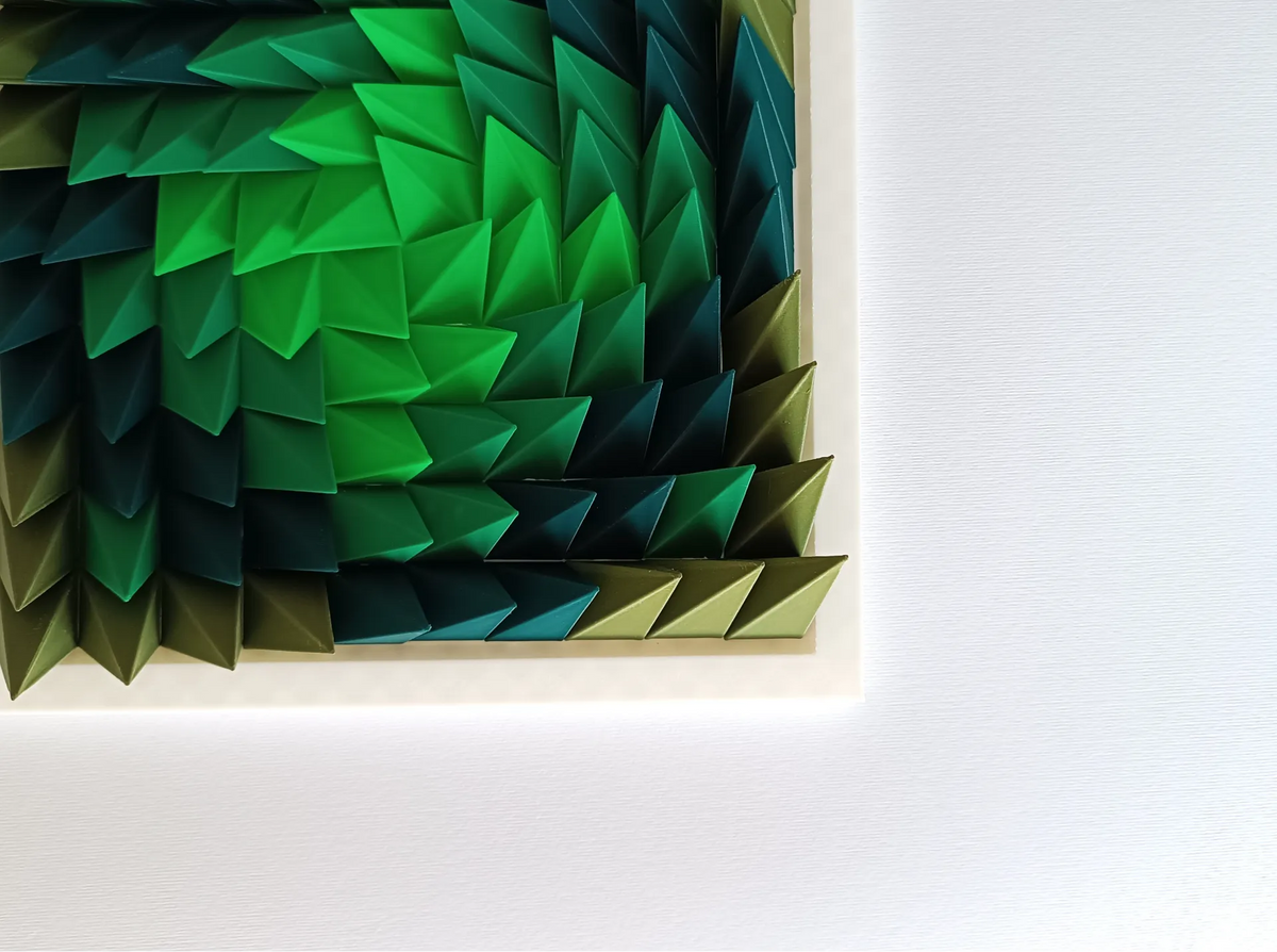 Sculpture murale 3D, La Vallée - Art Print