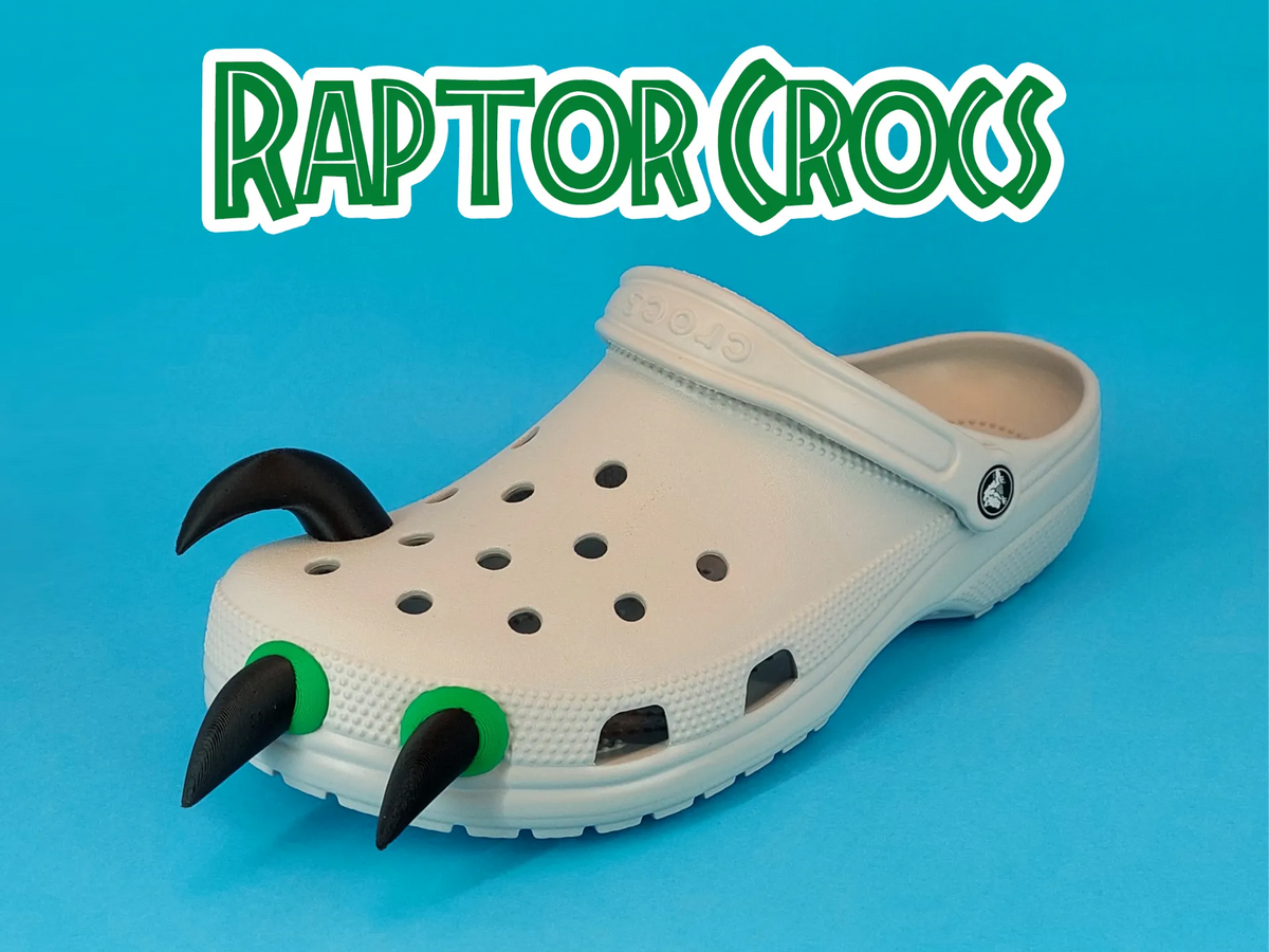 Griffes de Raptor pour Crocs - Maquette Print
