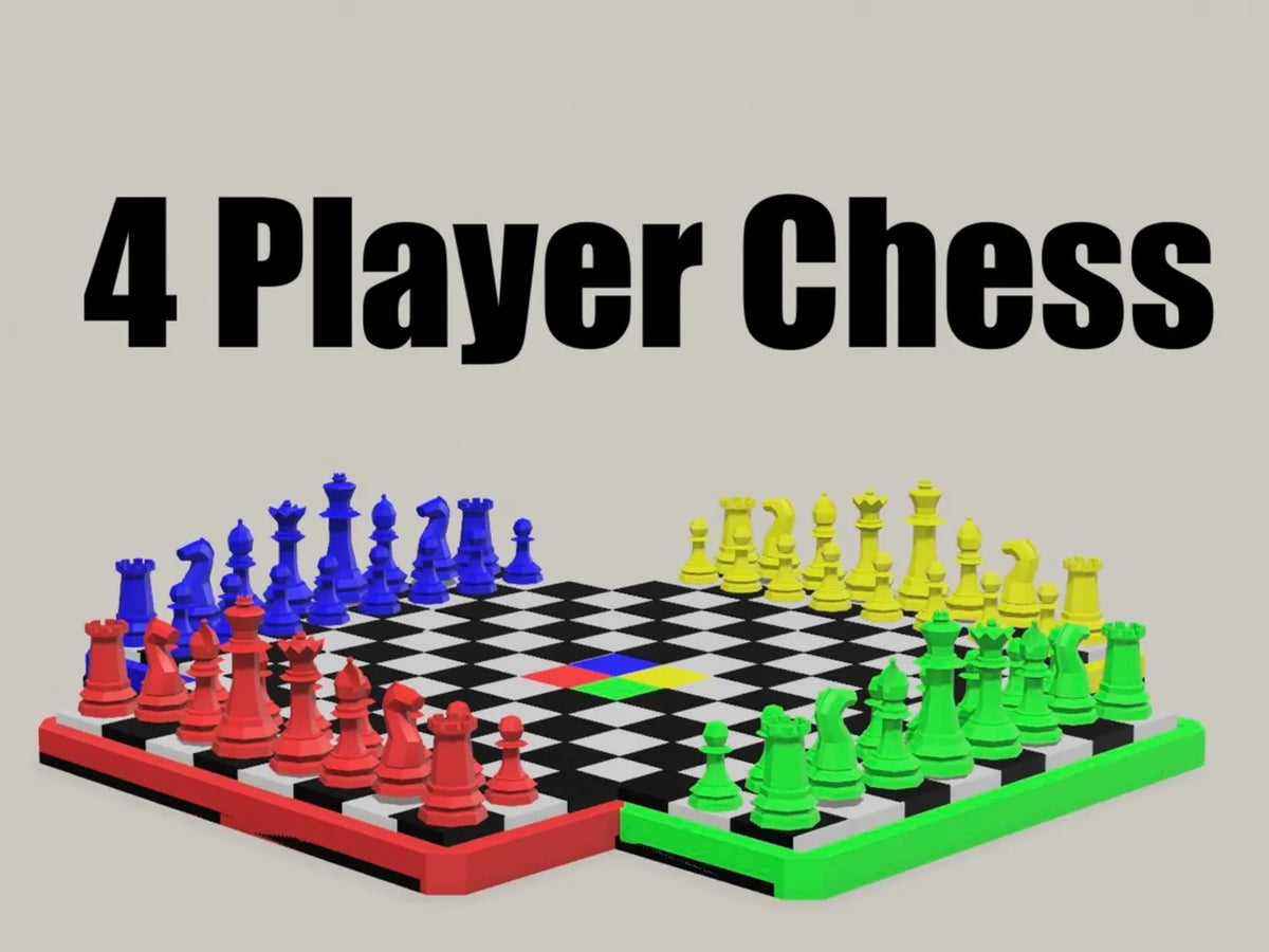 Jeu d'Échecs 4 Joueurs - Jeux Print