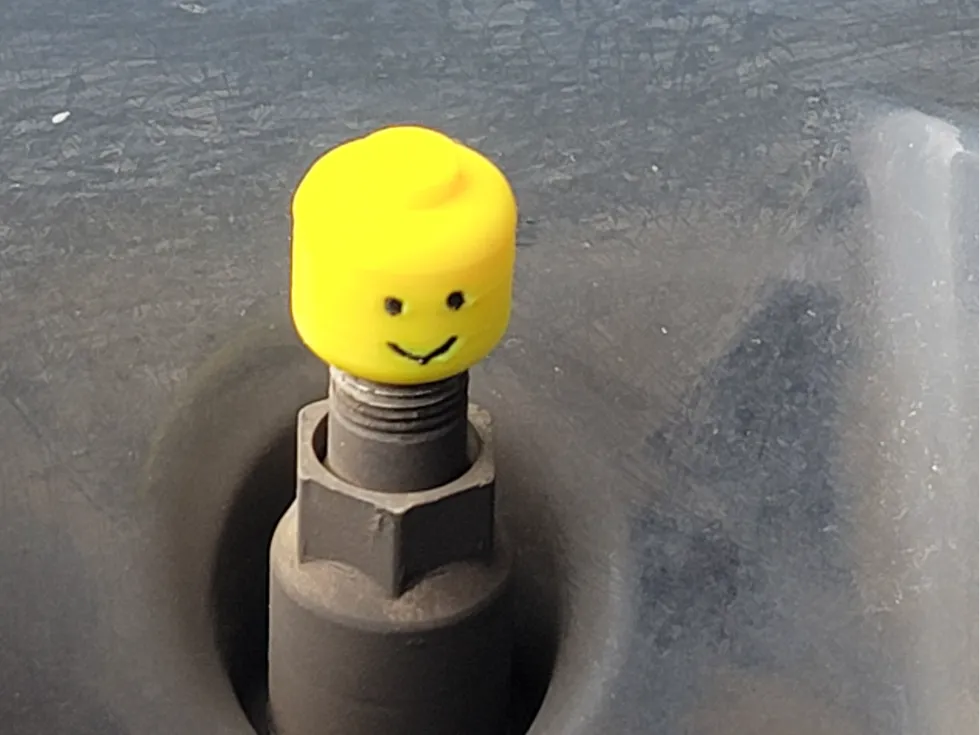 Capuchon de Valve LegoHead pour Voitures ! - Schrader - Auto Print