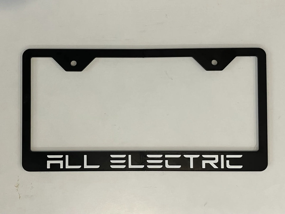 Cadre de plaque d'immatriculation/Couverture pour voitures électriques/VE - Auto Print