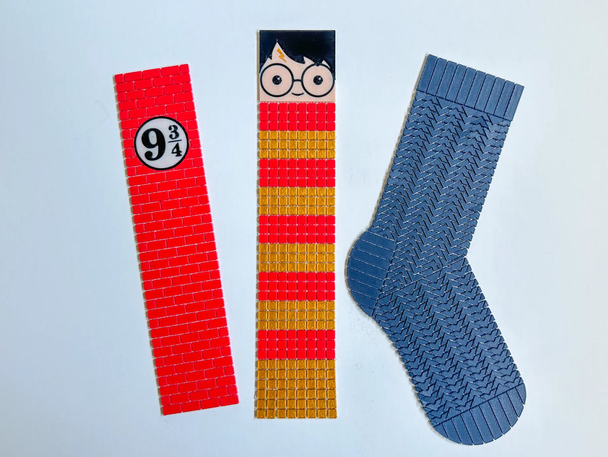 Ensemble de signets Harry Potter (nécessite un tissu en maille) - Geek Print