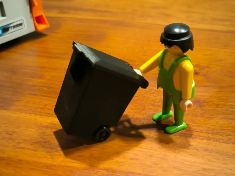 Poubelle compatible Playmobil pour camion poubelle 70200 - Auto Print