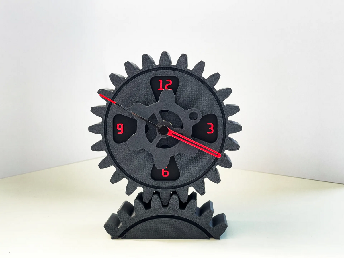 Horloge à pignons / engrenages - Auto Print