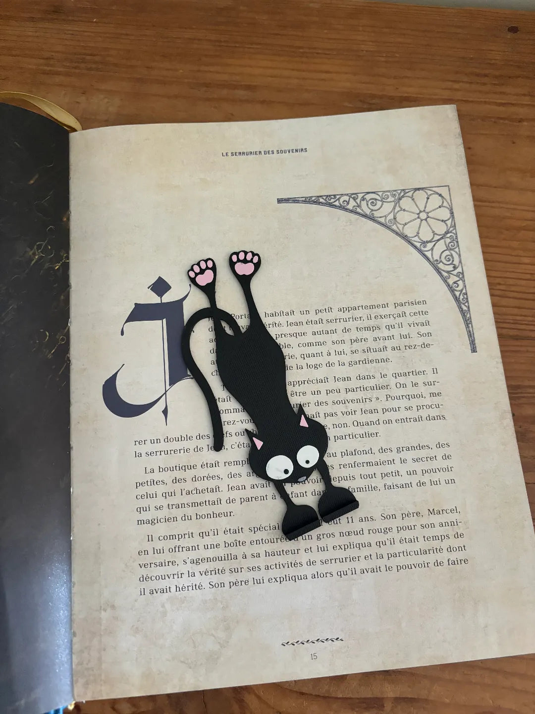 Marque-page chat – modèle 2 - Music Print