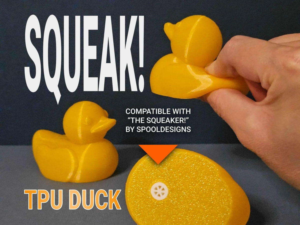 Canard en caoutchouc TPU – Compatible avec "Le Canard Caquetant!" - Bébé Print