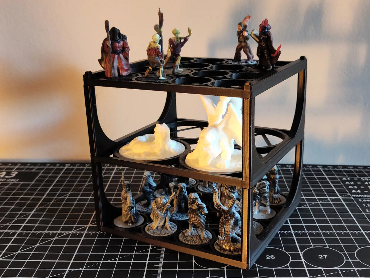 Miniature Storage (bases rondes de 25 mm à 80 mm) - Jeux Print