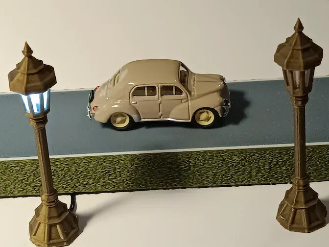 Lampe de rue MrJ Old Street HO échelle - Nécessite 0.2mm - Maquette Print