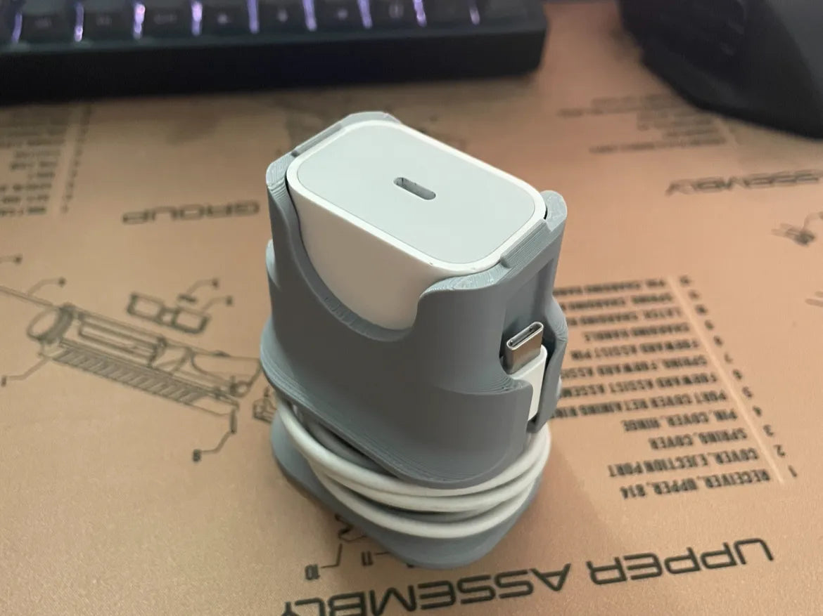 Brick Buddy – Adaptateur de charge USB-C Apple 20W USBC Caddy - Voyage Print