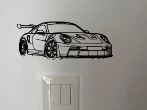 Décoration murale Porsche 911 - Auto Print