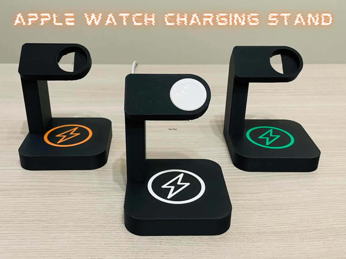 Support de charge Apple Watch (avec logo de charge) - Tech Print
