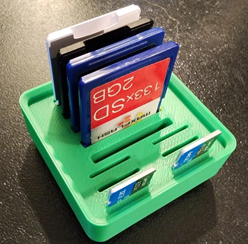 Porte-cartes SD et Micro SD Gridfinity - Tech Print