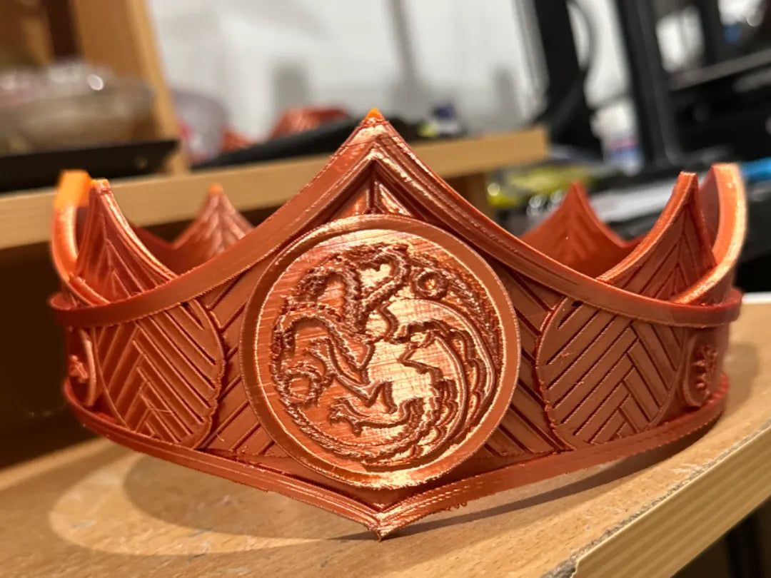 Couronne Targaryen - Inspirée de la Maison des Dragons - Cosplay Print