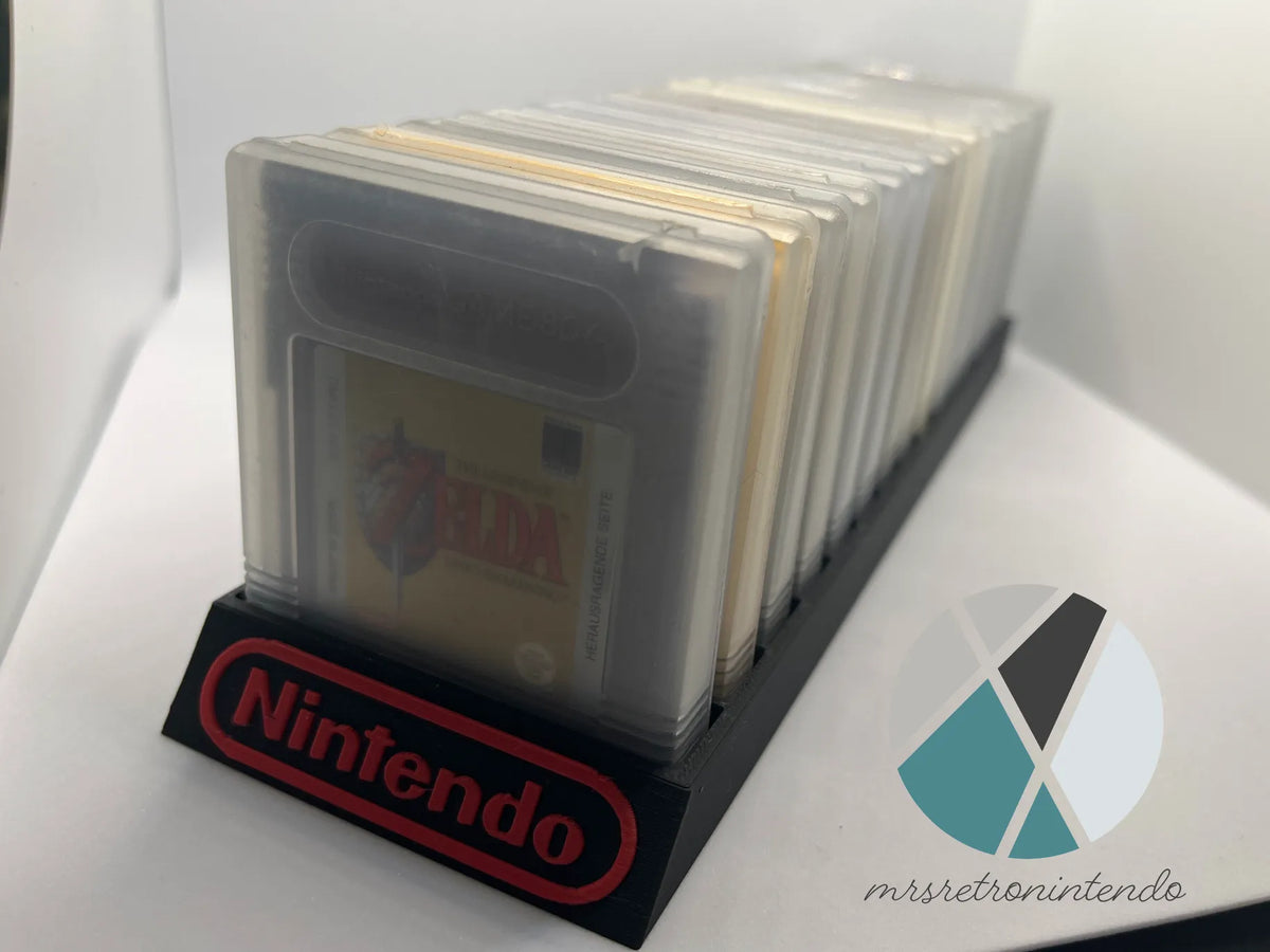 Support pour cartouche de jeu Gameboy avec boîtier transparent - Tech Print