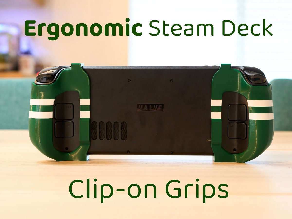 Poignées ergonomiques pour Steam Deck - Tech Print