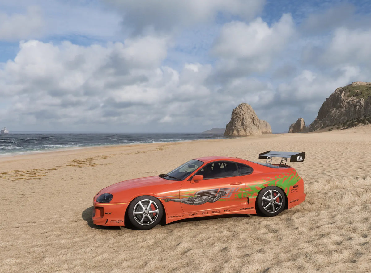 Toyota Supra avec roues interchangeables - Auto Print