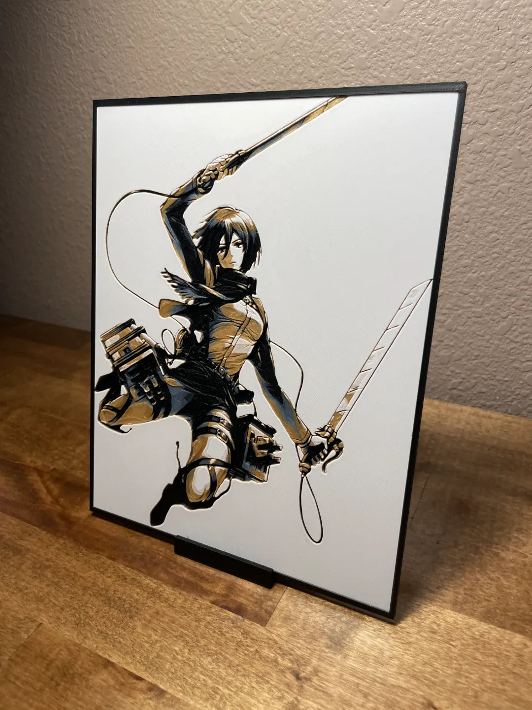 Hueforge - L'Attaque des Titans - Équipement de Manœuvre Tridimensionnelle de Mikasa - Geek Print