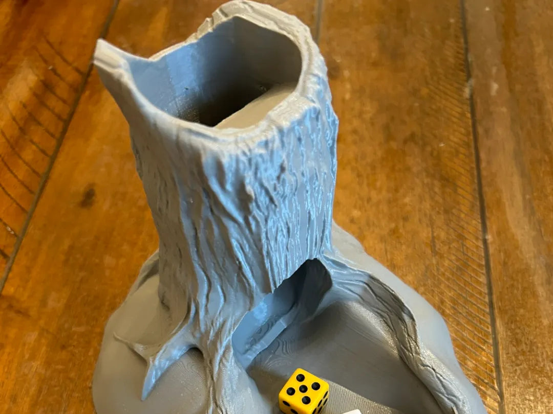 Tour de dés en forme d'arbre avec plateau - Geek Print