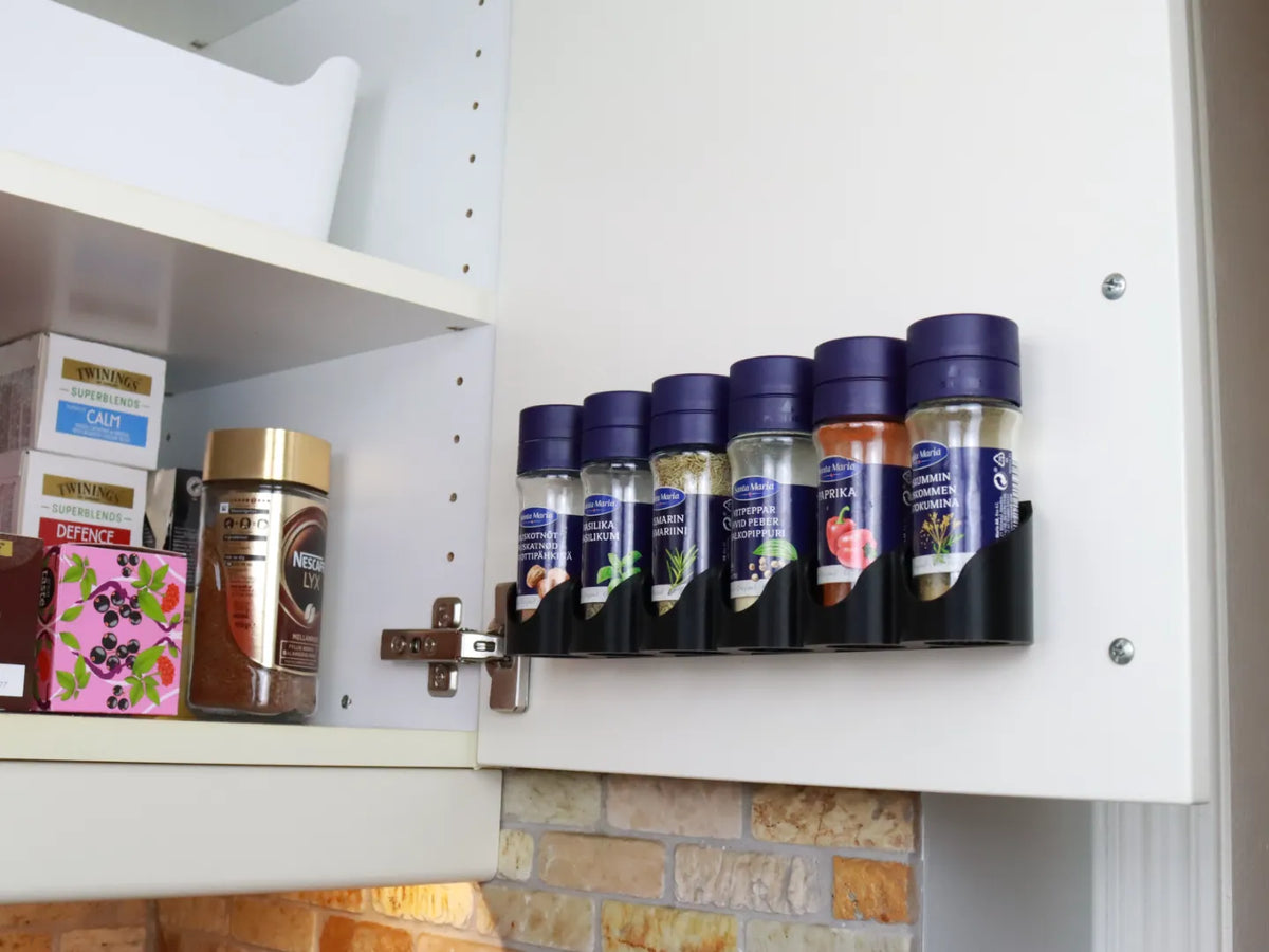Étagère à épices pour petits pots – Montage mural - Cuisine Print