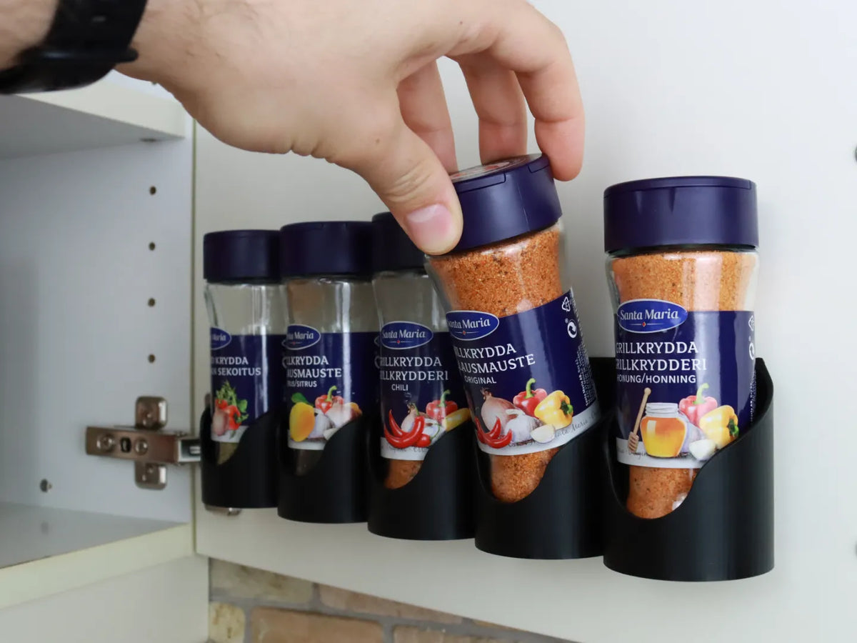 Étagère à épices pour grands bocaux – Montage mural - Cuisine Print