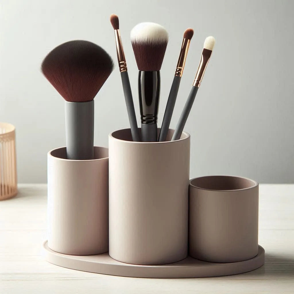 Organisateur de Maquillage "Saskia", Porte-Pinceaux de Maquillage - Beauté Print