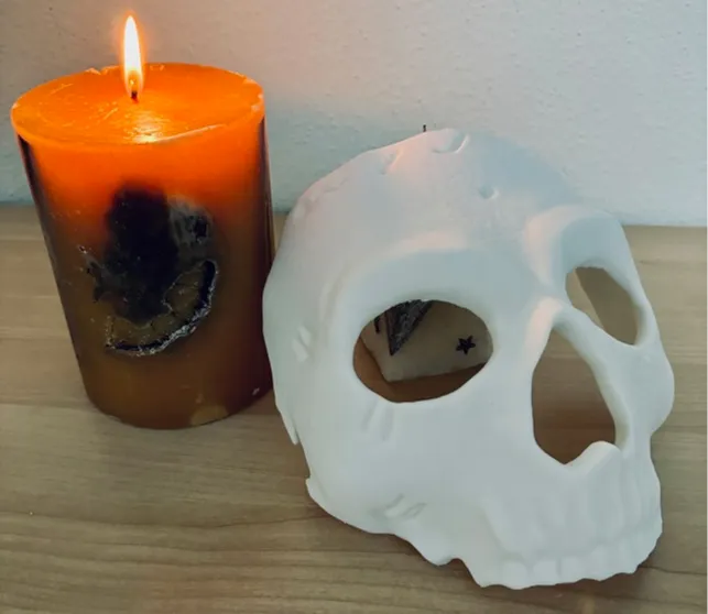 Masque de crâne d'Halloween – modèle 2 - Cosplay Print