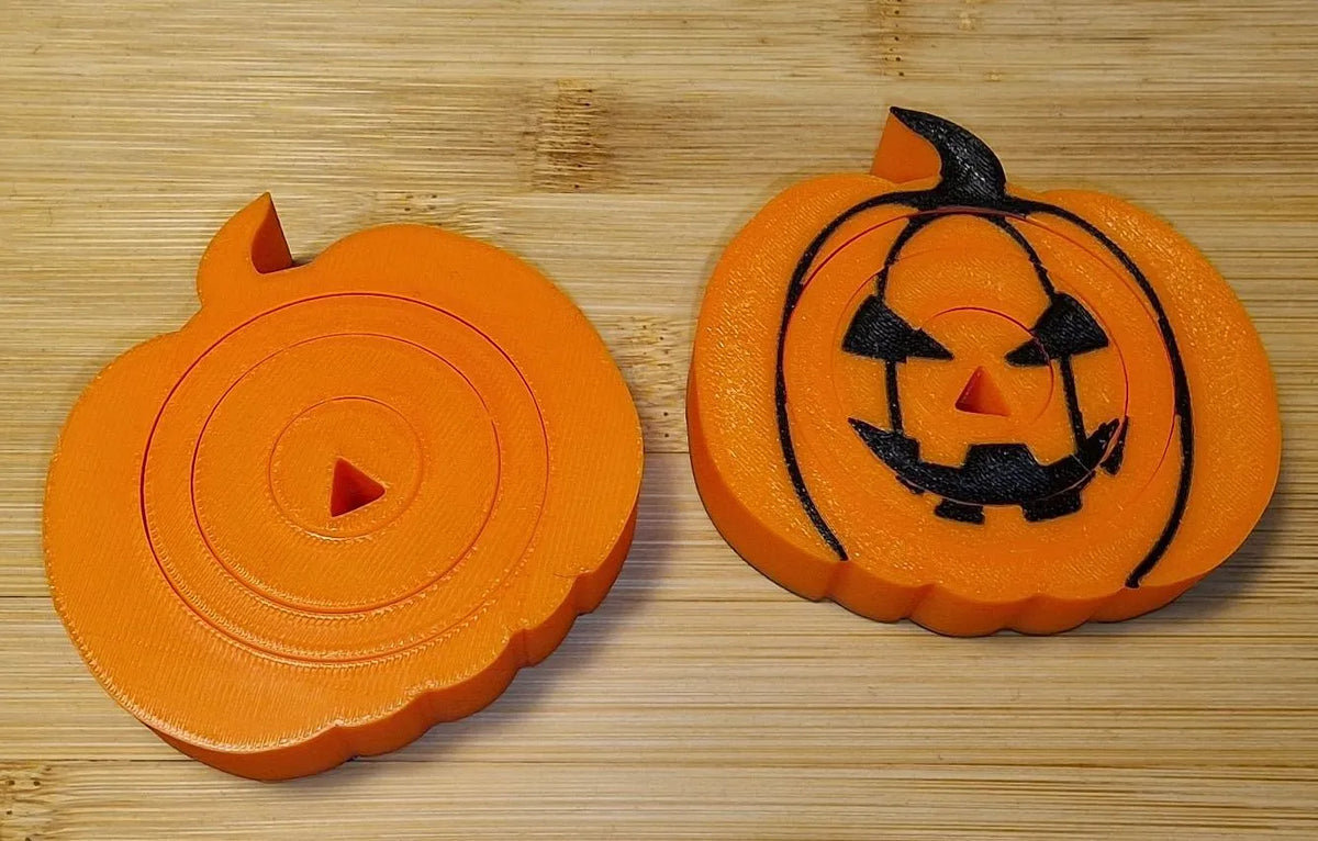 Tourne-disque à fidget Halloween - Quatre anneaux - niveau 4 - Bijoux Print