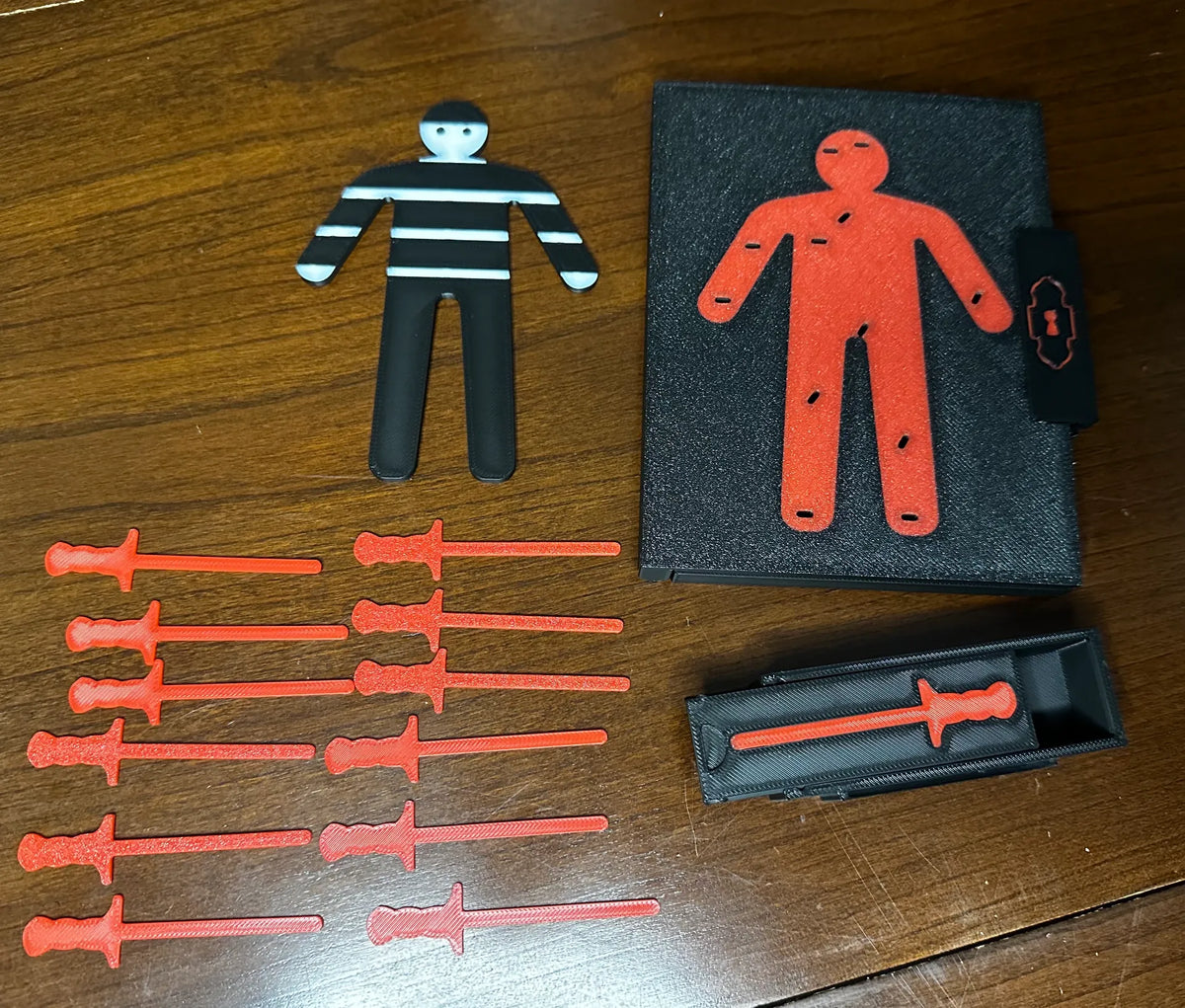 Astuce de l'épée magique / Illusion d'optique - Lumière Print