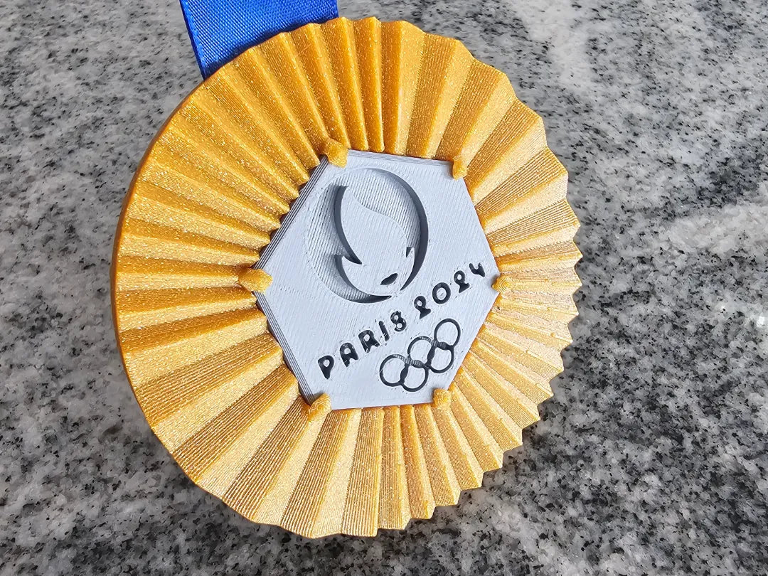 Médaille d'or olympique lourde parfaite 2024 - Sport Print