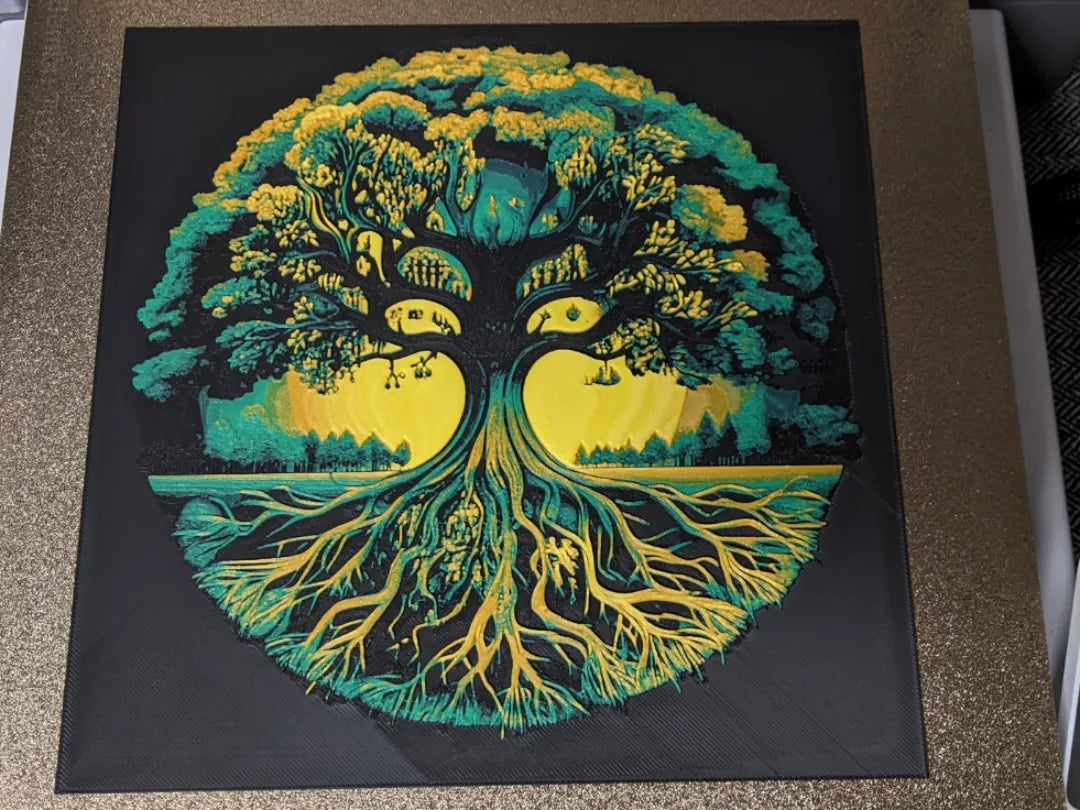 Arbre Celtique de la Vie HueForge - Art Print