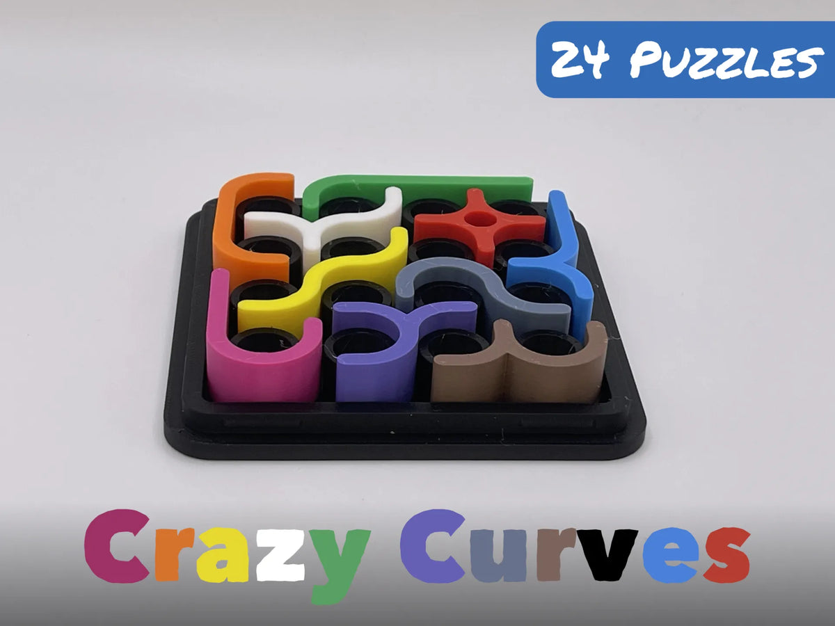 Courbes Folle (Puzzle de formes) - Bébé Print